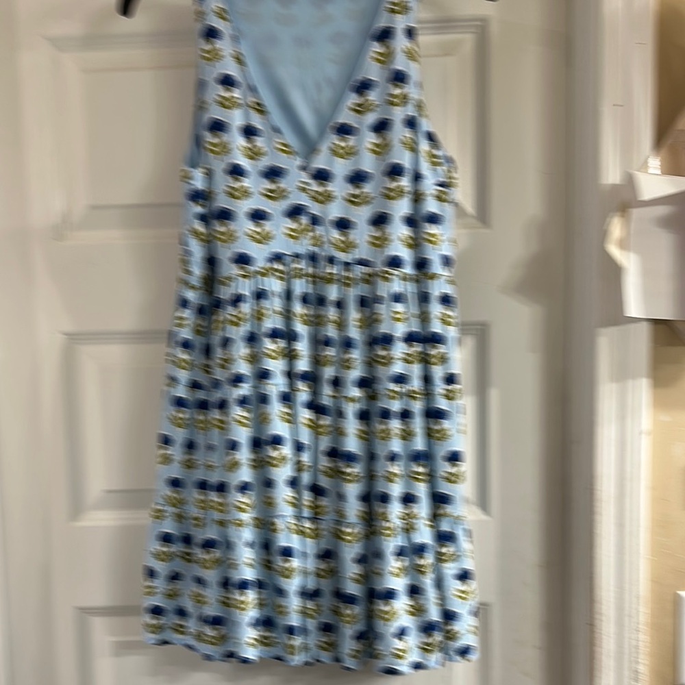 Sincerely Jules Blue and Yellow Floral Dress